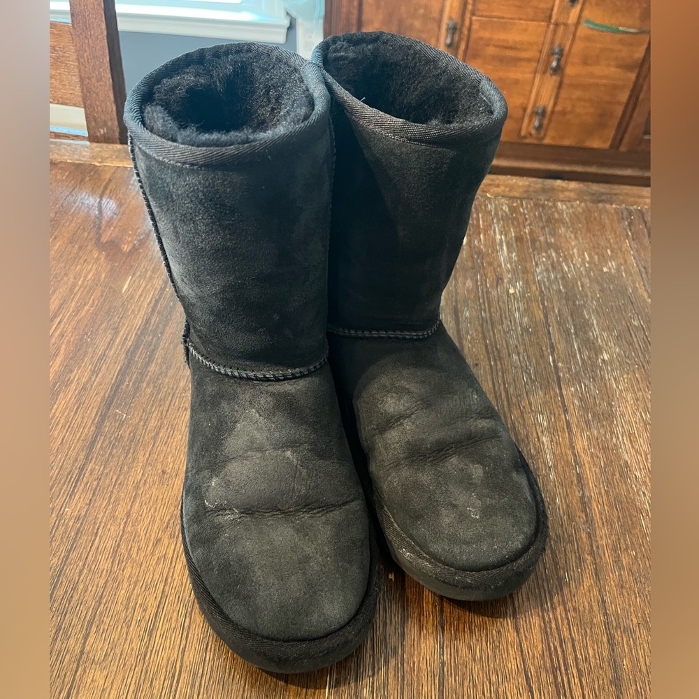 Ugg short boots black Womens 6